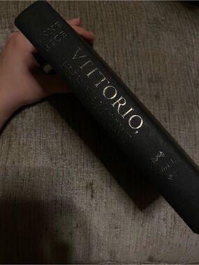 Vittorio The Vampire Hardcover Book - Black